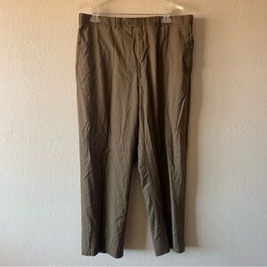 JB Britches Nordstrom, Mens Brown Dress 110s Wool Pockets Pants , Size 38 X 28